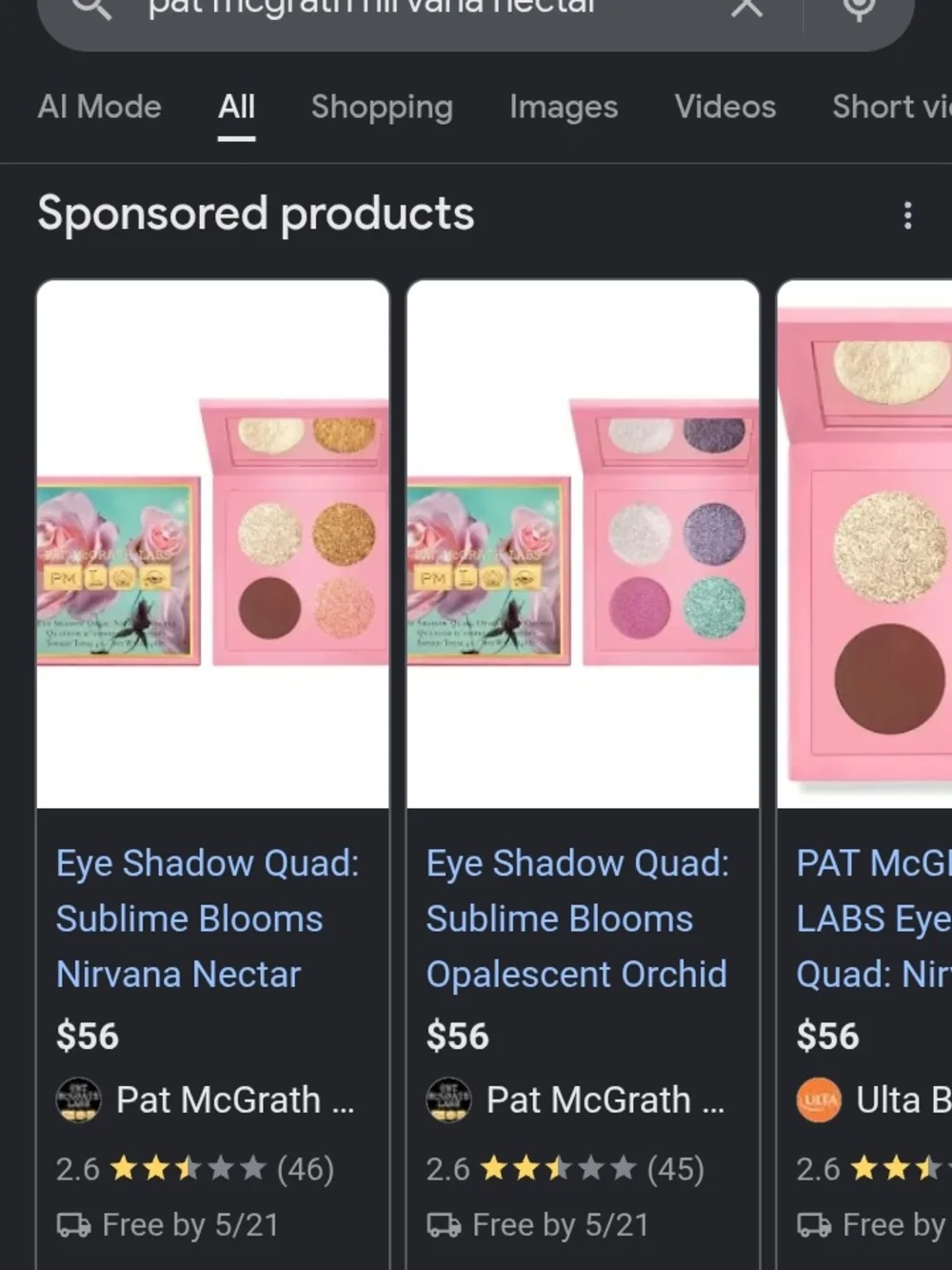 Pat McGrath Sublime Blooms Eye Shadow Quad - Pink - Picture 3 of 4
